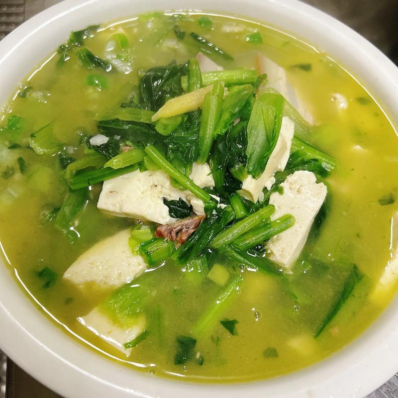 青菜豆腐汤