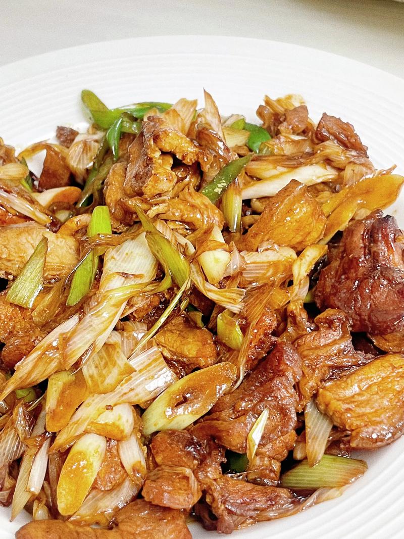 大葱炒肉