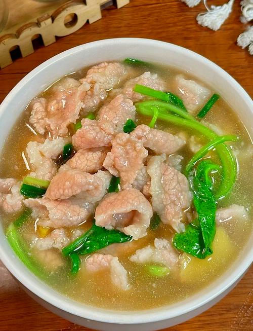 菜头肉片汤
