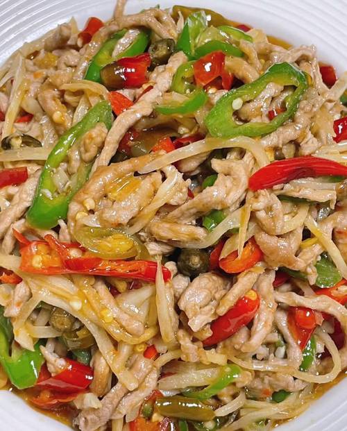 泡菜炒肉丝