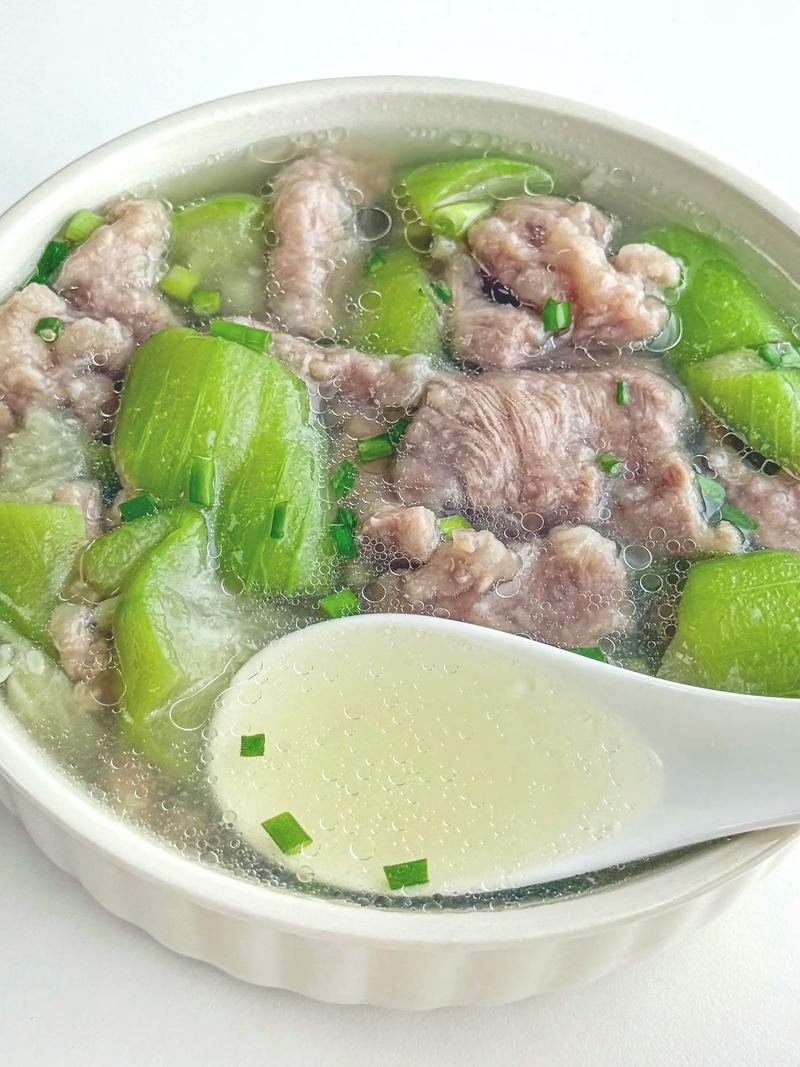 丝瓜滑肉汤